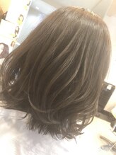 ルール オブ ビューティー ヘアー 花園サロン(rule of beauty hair) ミディアムBOB　～Mix巻きを添えて～