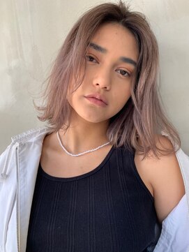 ソルトウォーター(SALT WATER) ケアブリーチ使用！ミルクティーベージュ