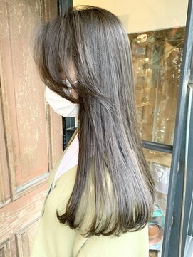 コキャン(COQUIN) 韓国　網紅　インナーカラー　イヤリングカラー　ハイライト