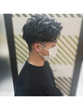 バーバーバー 都賀(BARBER-BAR) かきあげソフトパーマ