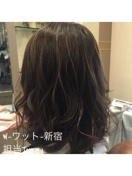 ワット 原宿店(W) ハイライトxミディ W-ワット-原宿店