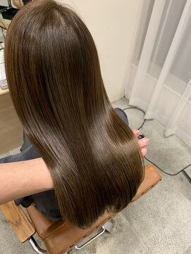 シェノン 武庫之荘(CHAINON) 髪質改善/グレージュカラー/黒髪/ココアベージュ/ボブウルフ