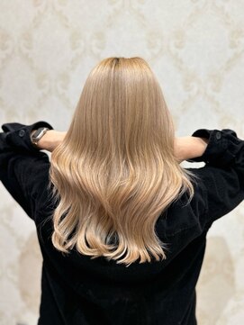 ミック ヘアアンドメイクアップ 直江津店(miq Hair&Make up) ブロンドベージュ