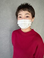 イトシテ&nbsp;癖毛風パーマ×ベリーショート【担当　ジン　トモヒト】