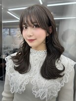 ロンド マーレ 天神大名店(Lond mare)&nbsp;韓国くびれヘア/フェミニンロング/韓国ヘア/チェリーブラウン