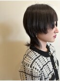 ショートウルフ×20代モード感up