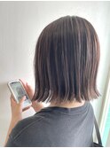 グレージュハイライト