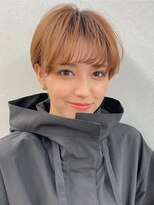 エニ 自由が丘(ENi)&nbsp;マチルダボブ/ピンクベージュ/インナーグレージュ[自由が丘駅]