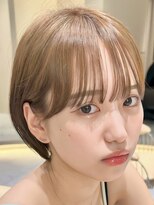 ロンドブルーム 天神大名店(Lond Bloom) ダブルカラーショートボブインナーカラーハイライトケアブリーチ