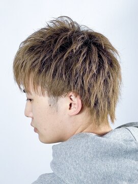 ヒロギンザ 青山店(HIRO GINZA) ハイライト/マッシュパーマ/ウルフ/アッシュブラック/波巻き