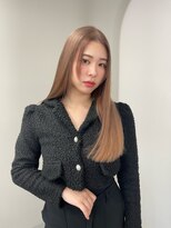 天神美容室 『福岡美容室/ayana』ケアブリーチで作る艶ハイトーン！