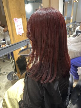 ジルコ ZiRCO 髪質改善カラー　レッドブラウン