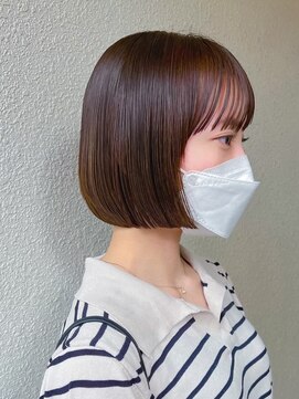 デビュー 沖縄泡瀬店(Debut) 前髪/アンブレラカラー/こなれミディ/イメチェン/ウェーブパーマ