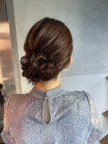 【まとめ髪シニヨン】結婚式/二次会/銀座/有楽町/アレンジ