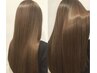 【髪質改善】酸性縮毛矯正＋ヘアエステTR＋カット（川・岡指名限定）￥16000