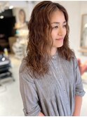セミロングウェーブ