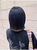 切りっぱなしボブ　ぱっつんボブ　京都美容室　進詩織