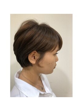 ニューヨークニューヨーク 大久保店(NYNY) くせ毛を活かした丸みニュアンスショーボブ