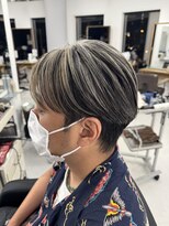 バース 梅田中崎町店(BIRTH)&nbsp;メンズハイライトバレイヤージュメッシュ