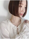 ボブ/ショートボブ/ブラウンカラー/イルミナカラー