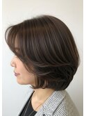 ツヤカラー30代40代50代髪質改善白髪染めハイライト藤沢