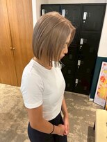 ヘアーブレイス(hair brace)&nbsp;千葉駅/オリーブグレー/小顔/ココアベージュ