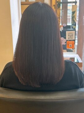 【87.カラー×髪質改善】縮毛矯正・白髪染め・ショートカット♪