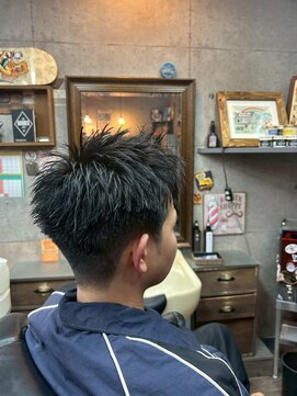 MEN’S HAIR/波巻ツイストスパイラル/フェザーパーマ/印西