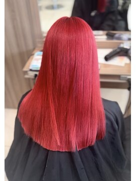 高発色レッドカラー！