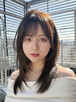 ラクシア(LucxiA)&nbsp;レイヤーカット/韓国ヘア/顔まわりカット @lucxia_tsubasa