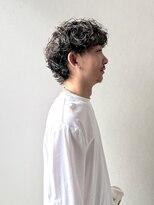 ラフ バイ マグ 南松本(R.A.F. by Mag)&nbsp;ツイストスパイラルパーマサーフカールセンターパートウルフ