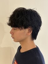 ニアウ 伊勢崎連取店(Niau)&nbsp;MEN’S HAIR/ルーズパーマ/刈り上げセンターパート/伊勢崎