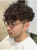 ツイストパーマメンズパーマ波巻きパーマシャドウパーマ佐賀