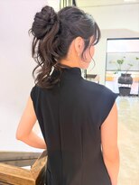 アクシス 栄店(`AXIS)&nbsp;馬渕ミルクティーブロンド/ダークブルー/デジタルパーマ/栄