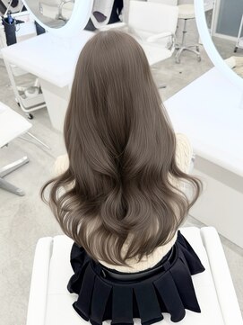 アイシー 表参道(ICY) 盛れるうるツヤくびれヘア＊ブリーチなしカラーベージュ