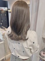 キャアリー(Caary) 福山美容室caaryイルミナカラー透明感フォギーベージュ20代30代