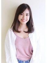 イロ ジェイアール JR奈良店(IRO)&nbsp;暗髪カラーワンカールミディアム
