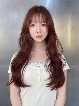 メルトトウキョウ 渋谷(melt.tokyo) ダブルカラー/秋カラー/レッドブラウンカラー