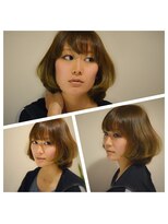 ヘアアンドリラクゼーション ヒスイ(Hair＆Relaxation HISUI)&nbsp;ミディアムボブ×グラデーションカラー