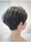 Coast.クリアアッシュ×ダークモカ×グラデーションショートボブ