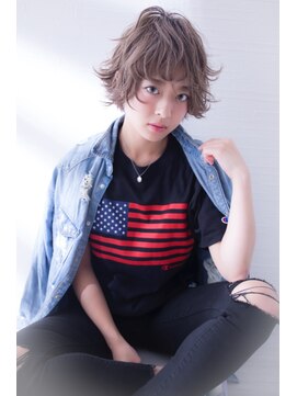 アリュールヘアー ルーチェ(ALLURE hair luce) マッシュヘア×ホワイトミルクティーアッシュ