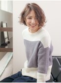 大人の為の 『外国人風ウエーブヘア』 無造作パーマ&前髪ナシ_1