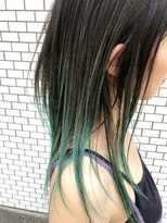 ジャコ ヘアー(jako HAIR) （jako）グラデーションカラー　グリーンデザインカラー