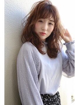 イソラブル(ISOLA-blu) 【フェミニン】ショコラベージュ×ゆるふわロング