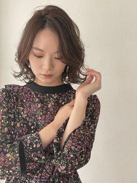 シェール(cher) 小顔レイヤーボブ【中前】