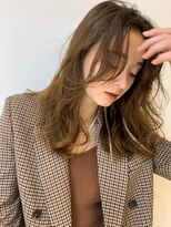 ヘアアンドメイク シークネクスト(HAIR&MAKE SeeK NEXT) 【SeeK NEXT 門井】フェイスレイヤー×くすみベージュ