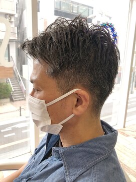 ヘッズ 本八幡店(HEADS) MEN'S HAIR センターパート ツイストスパイラル 韓国マッシュ