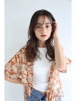 エヌ トーキョー(enu TOKYO) お手入れ簡単半熟ウェーブ　シースルーバング