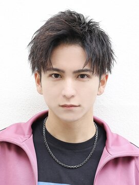 ベーア(Bar) ツーブロックアップバング短髪メンズショート刈り上げ