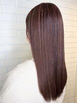 サボン ヘア デザイン カーザ(savon hair design casa+) 白髪ぼかしハイライト×ピンクラベンダー